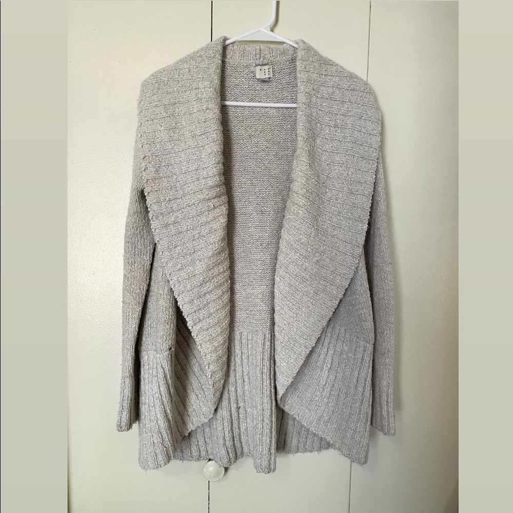And the Way light gray cardigan – M